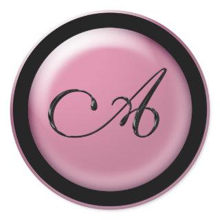Invitation Envelope A Classic Round Sticker