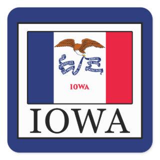 Iowa Square Sticker