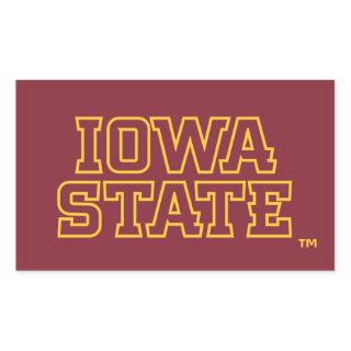 Iowa State University | Block Design Rectangular Sticker