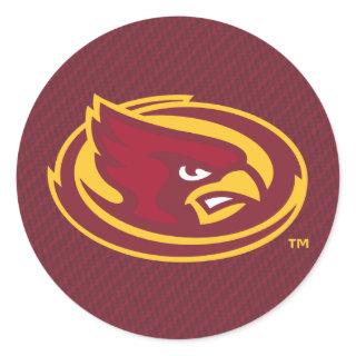 Iowa State University | Carbon Fiber Pattern Classic Round Sticker