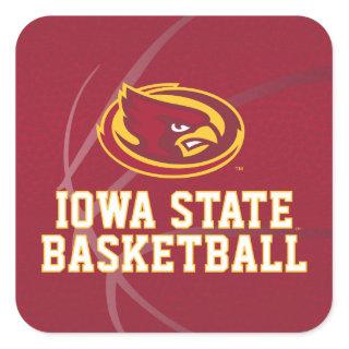 Iowa State University | Iowa State Basketball Square Sticker