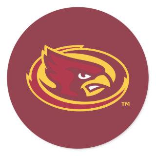 Iowa State University | Iowa State Cardinal Logo Classic Round Sticker