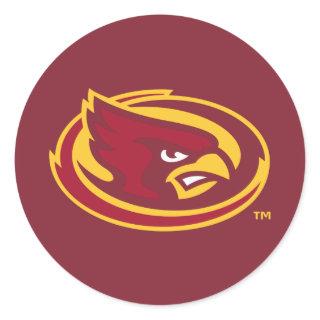 Iowa State University | Iowa State Cardinal Logo Classic Round Sticker