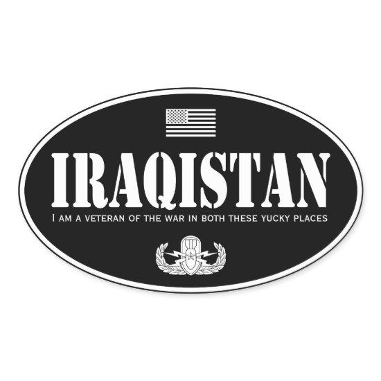 Iraqistan Senior EOD Oval Sticker
