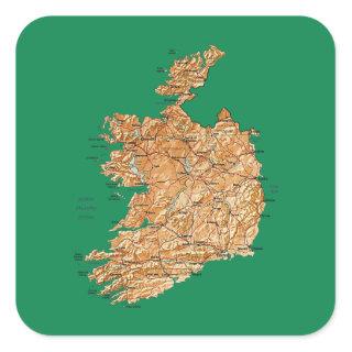 Ireland Map Sticker