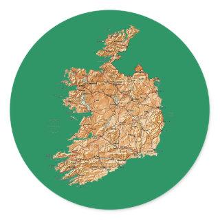 Ireland Map Sticker
