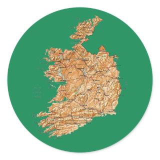 Ireland Map Sticker