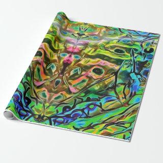 Iridescent Abalone Butterfly Look Sea Shell