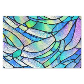 Iridescent Stained Glass Effect Decoupage Tissue Paper