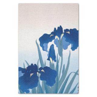 Irises, 1936 by Ohara Koson Tissue Paper