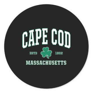 Irish Cape Cod St Patricks Day Mass Usa Classic Round Sticker