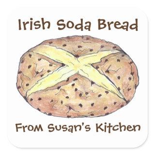 Irish Soda Bread St. Patrick's Day Baking Stickers
