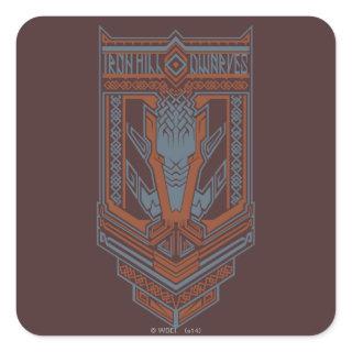 Ironhill Dwarves Shield Icon Square Sticker