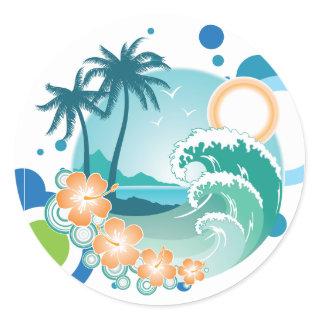 Island Surf Sticker