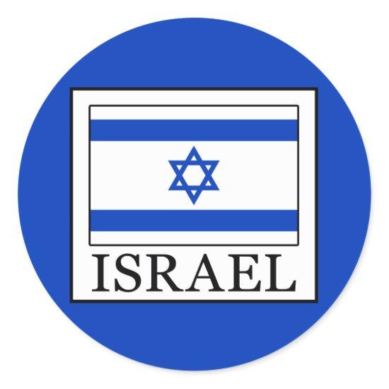 Israel Classic Round Sticker