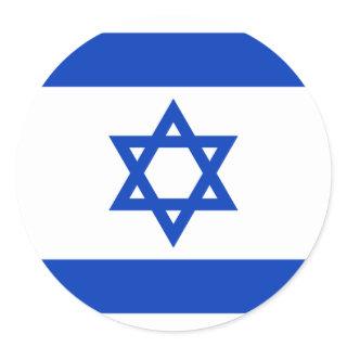 israel classic round sticker