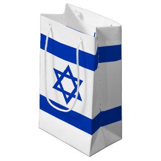 Israel flag modern patriotic small gift bag
