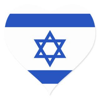 Israel – Israeli Flag Heart Sticker