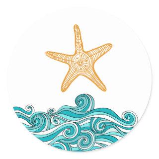 It Matters to This One Starfish Classic Round Sticker