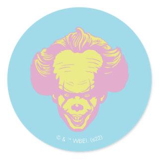 IT | Pennywise Pastel Head Pattern Classic Round Sticker