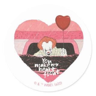 IT | Pennywise - You Make My Heart Float Classic Round Sticker