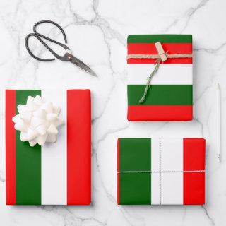 Italian Flag Stripes Design   Sheets