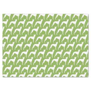 Italian Greyhound Silhouettes Pattern Tissue Paper