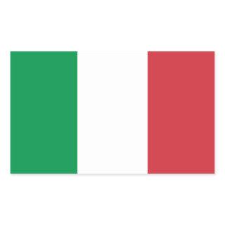 Italy Flag Rectangular Sticker