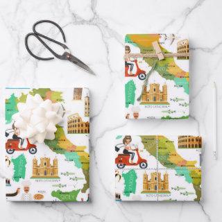 Italy Icons Design  Sheets