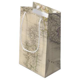 Italy Map Small Gift Bag