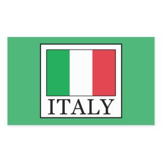 Italy Rectangular Sticker