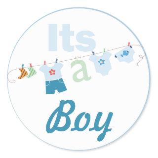 It's a Boy Baby Shower Sticker