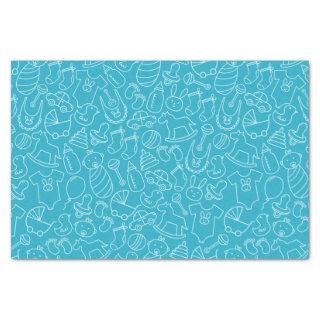 It's a Boy Blue Baby Shower Tissue Paper
