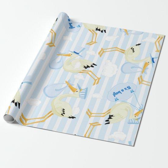 Its a boy blue stork theme