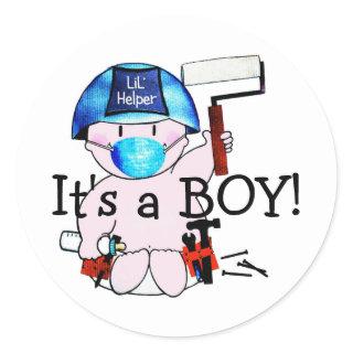It's a Boy! Lil' Helper Carpenter! stickers