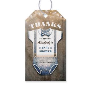 It's A Little Man Baby Shower Thank You Gift Tags