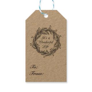 It's a Wonderful Life - Christmas Gift Tag