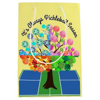 It's Always Pickleball Season - Four Seasons Tree Medium Gift Bag