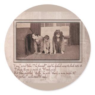 It's Father, Exclaimed Wendy Classic Round Sticker