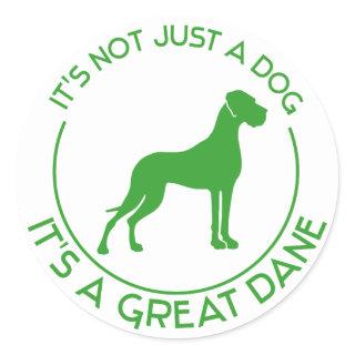 It's not just a dog classic round sticker