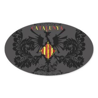 IV CATALUNYA OVAL STICKER