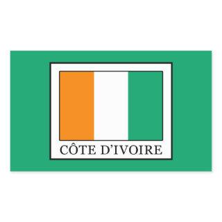 Ivory Coast Rectangular Sticker