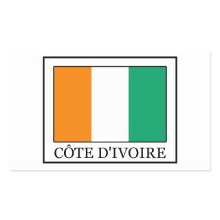 Ivory Coast Rectangular Sticker