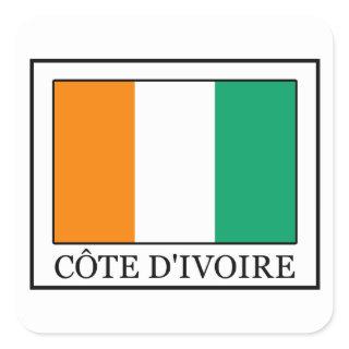 Ivory Coast Square Sticker