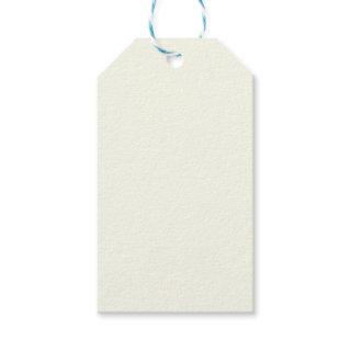 Ivory Solid Color Gift Tags