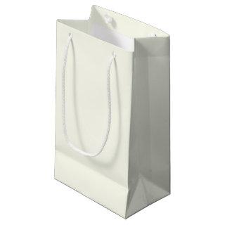 Ivory Solid Color Small Gift Bag