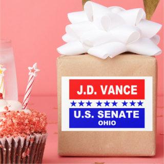J.D. Vance U.S. Senate Ohio 2022 Rectangular Sticker