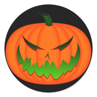 Jack-O'-Lantern II Classic Round Sticker