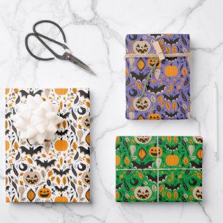 Jack o lanterns bats ghosts autumn cute halloween  sheets