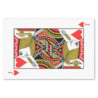 Jack of Hearts Tissue Paper
